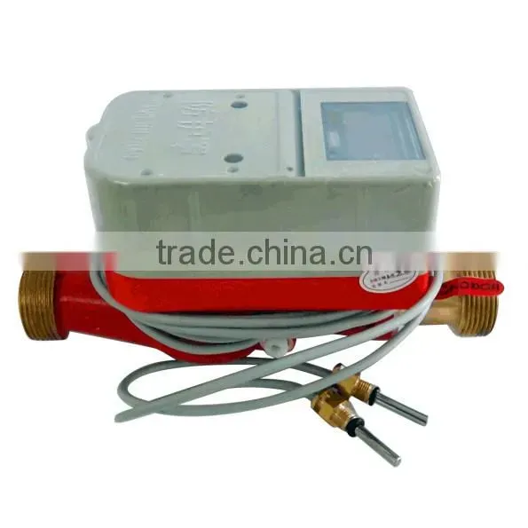 RF card intelligent heat meter with temperature sensor probes